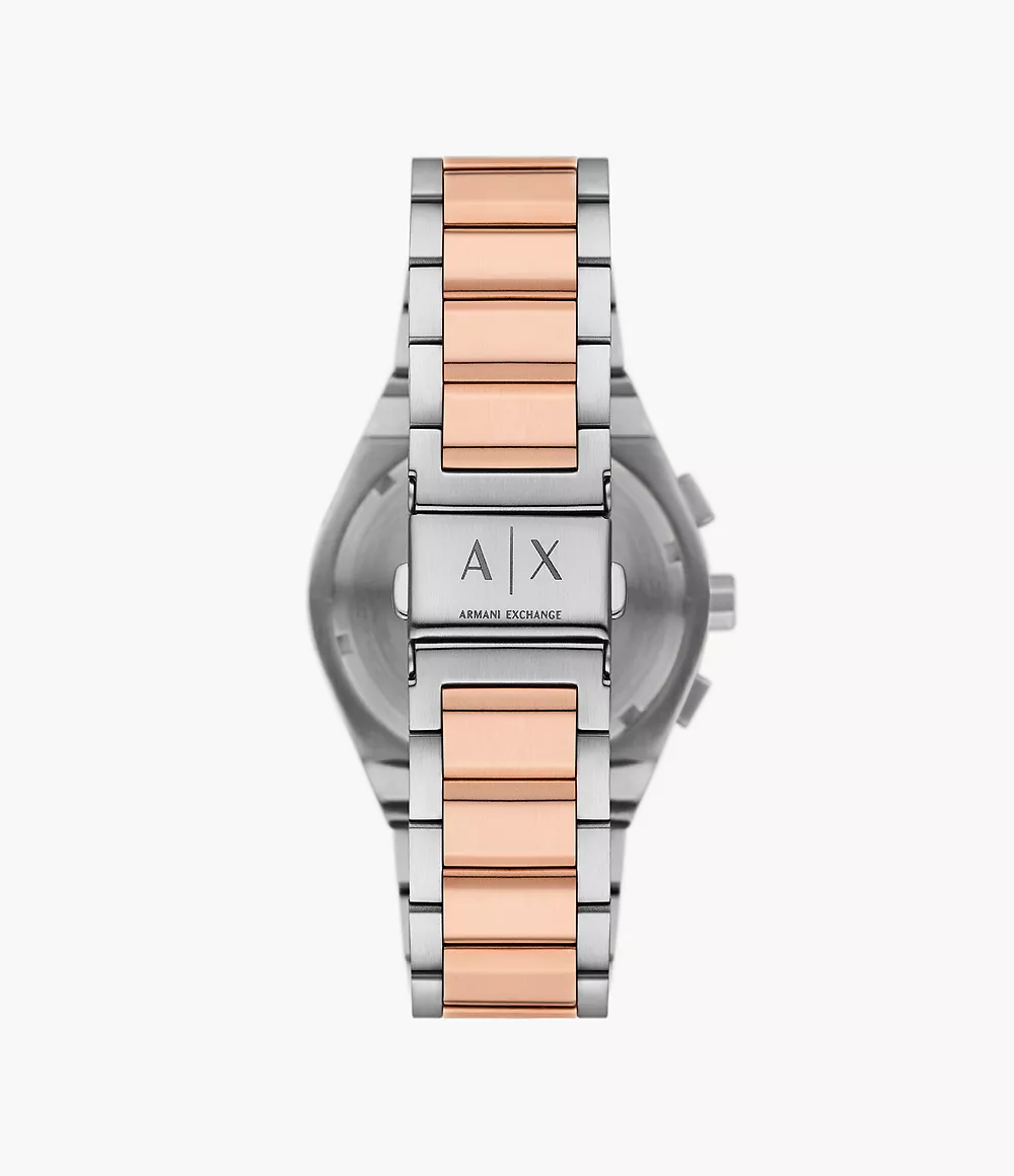 Armani Exchange Chronograph Two-Tone Stainless Steel Watch