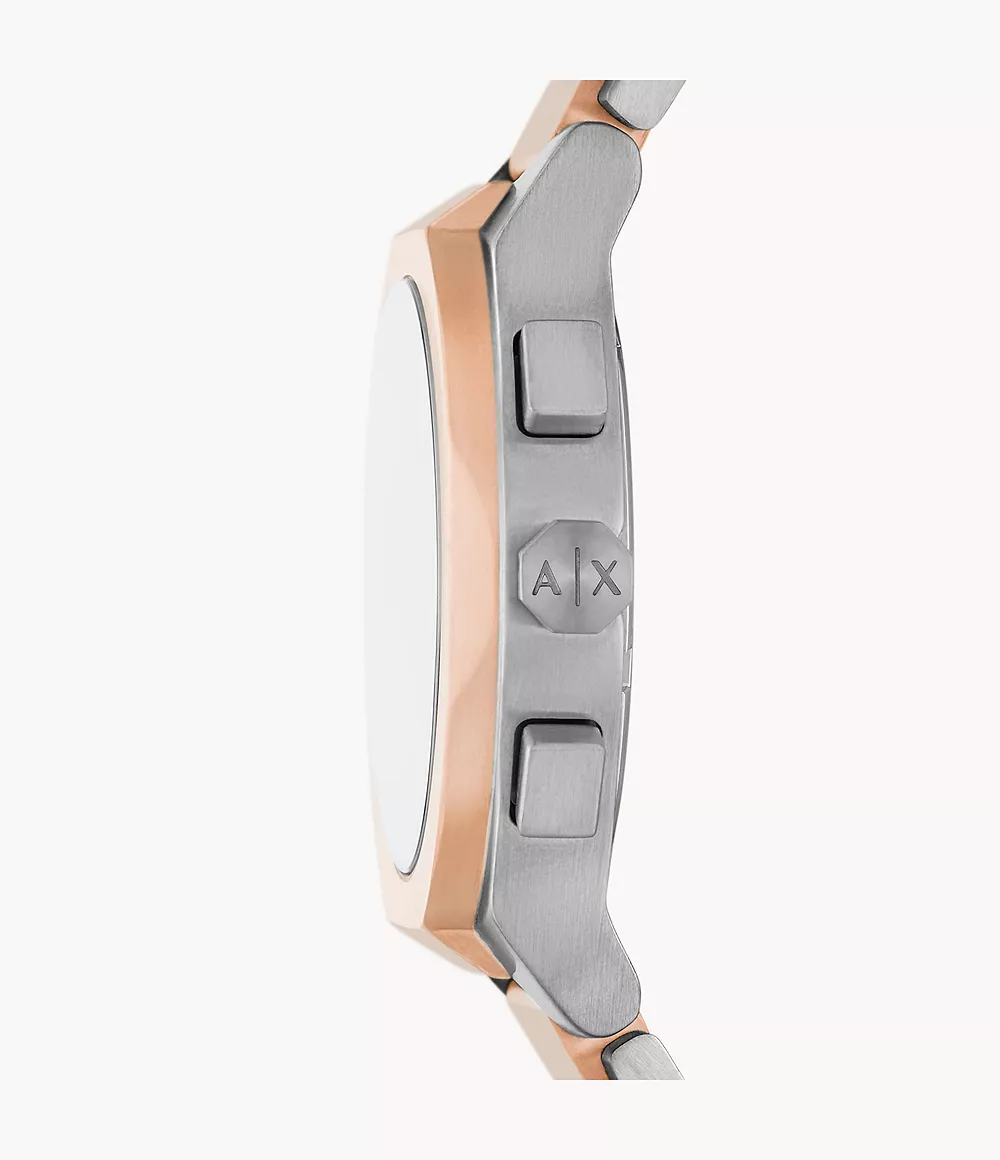 Armani Exchange Chronograph Two-Tone Stainless Steel Watch