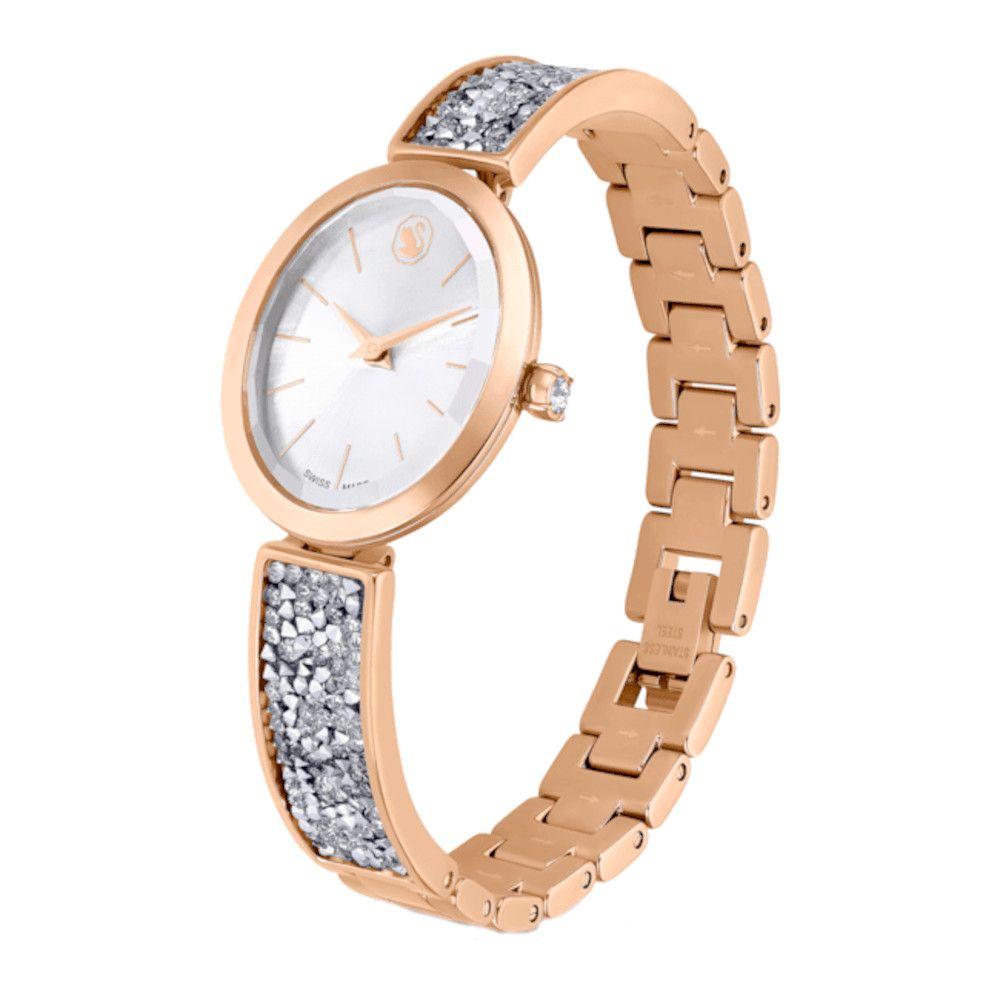 Swarovski Crystal Rock Rose gold Watch