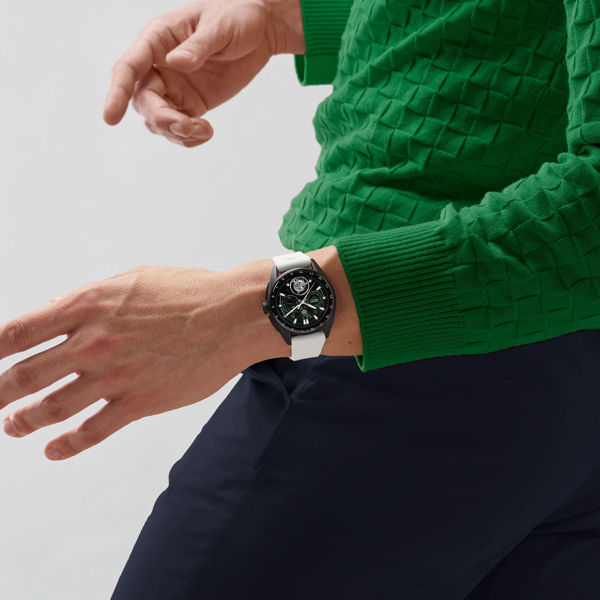 Tag Heuer  Connected Golf Edition Quartz Analog-Digital Black Dial Men's Watch