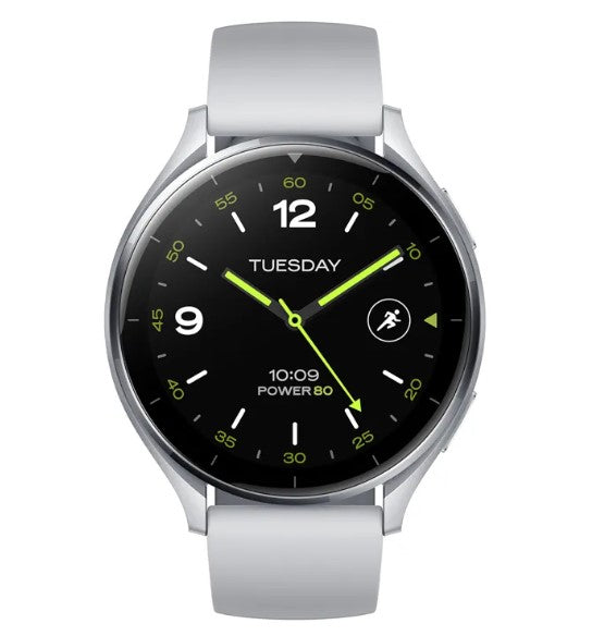 Xiaomi Watch 2 Silver Case With Gray TPU Strap
