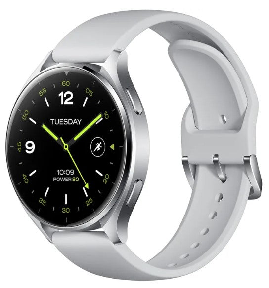 Xiaomi Watch 2 Silver Case With Gray TPU Strap