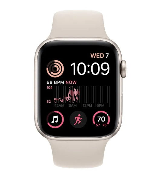 Apple Watch SE GPS 40mm Starlight Aluminium Case with Starlight Sport Band