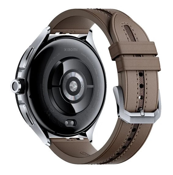 Xiaomi Watch 2 Pro Bluetooth Silver Case with Brown Leather Strap