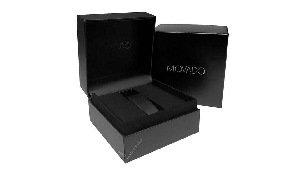 MOVADO Museum 28MM SS Classic BLK Dial Mesh Women's Watch 607220